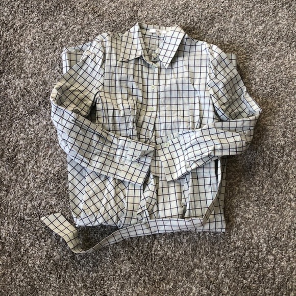 Tibi Cut Out Checked Wrap Dress - Picture 4 of 9